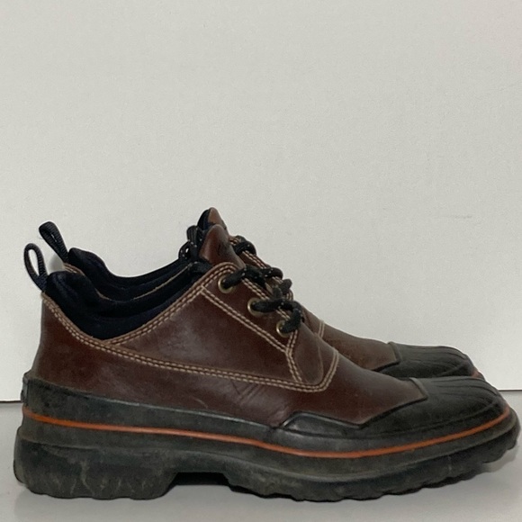 Clark’s Women's Muckers Brown Leather Waterproof Duck Ankle Boot Shoes SZ US 7 M - Picture 1 of 11